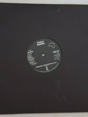 Pablo Moses Proverbs Extractions Music Is My Desire 10' used reggae