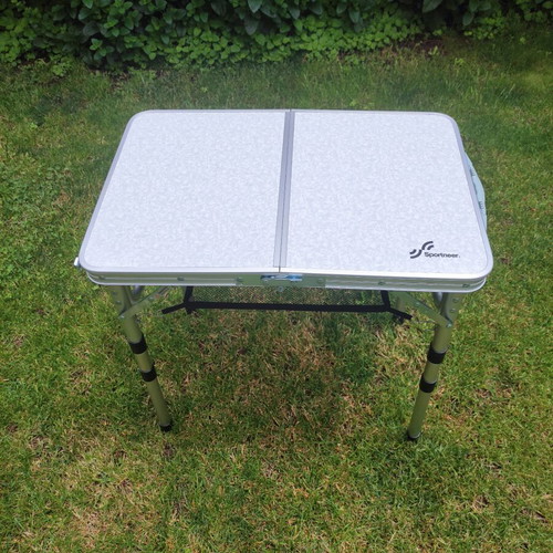 Sportneer Folding Camping Table new, adjustable height, aluminum