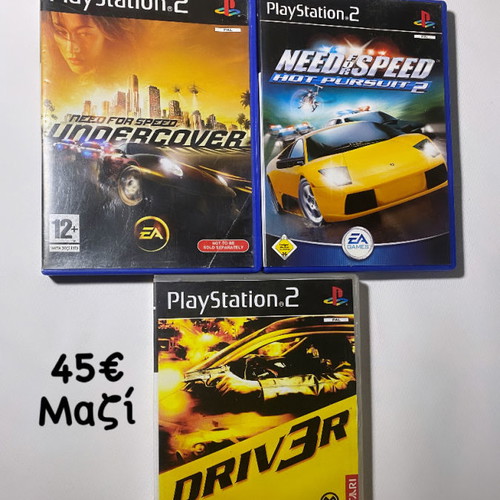 Racing pack PlayStation 2 used with Driver and Need for Speed