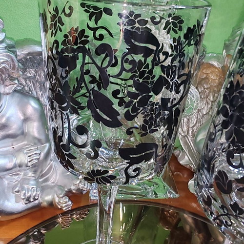 Pair of new elegant collector's candlesticks Austria