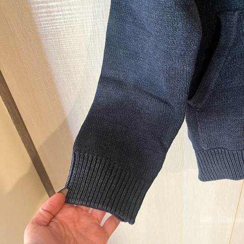 Men's knitted sweater H&M used, blue, size Medium