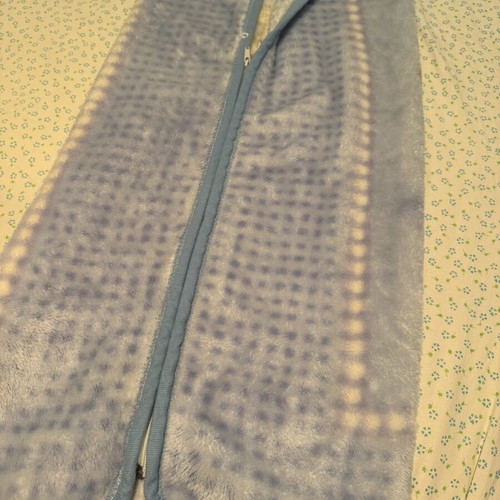 Baby blanket with zipper for boy, like new, sleeping bag