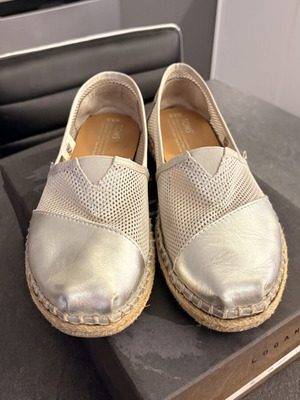 Toms espadrilles silver size 39