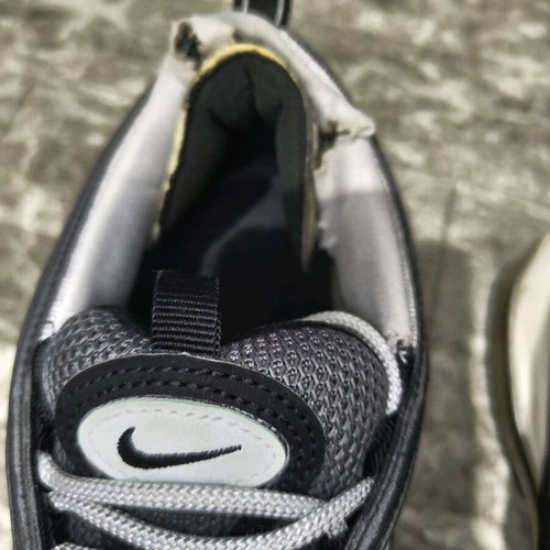 Nike Air Max 97 athletic shoes used, size 42, black and white
