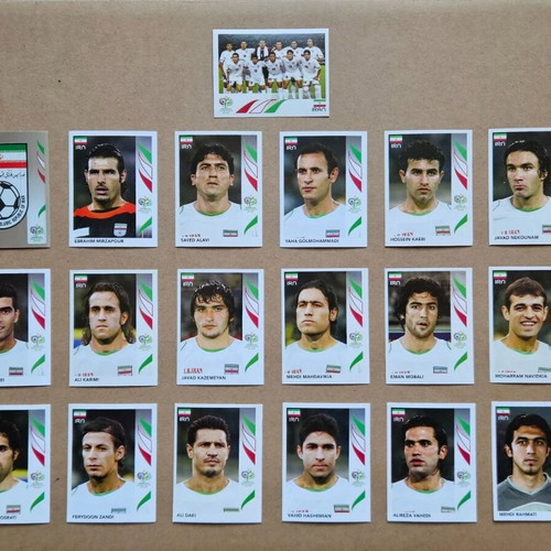 Panini World Cup 2006 Iran sticker set