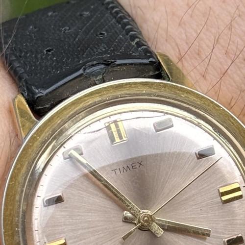 Timex Marlin Vintage watch used with rubber strap