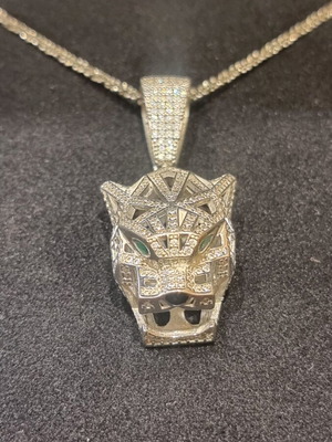 Panther pendant silver 925 new