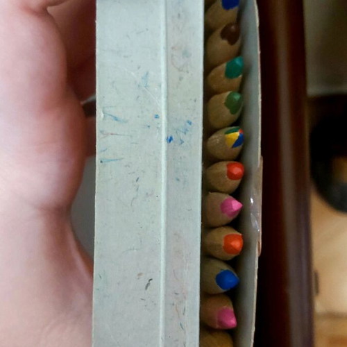 Coloured pencils pack of 13 large like new
