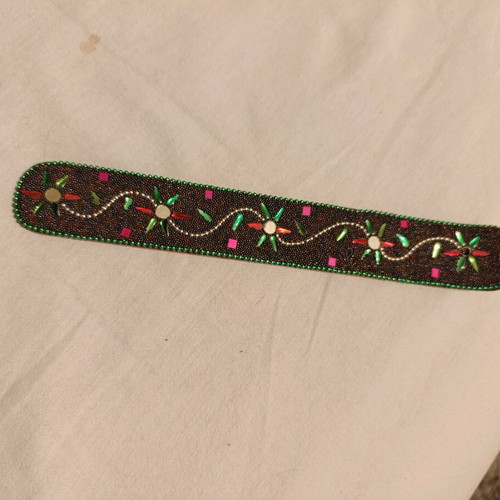 Incense stick holder like new, wooden with beads