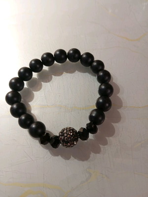 Handmade bracelet new with transparent elastic