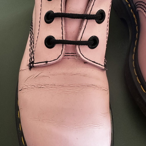 Dr. Martens boots size 38 pink patent leather used