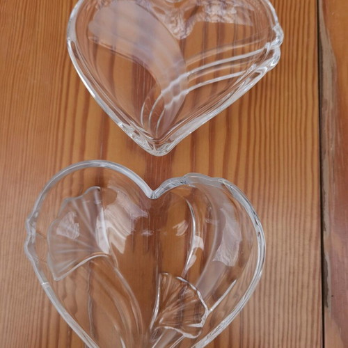 Crystal double bowl used