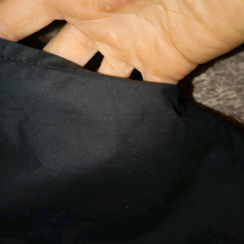 Women's fabric dress like new, black, with collar and pockets