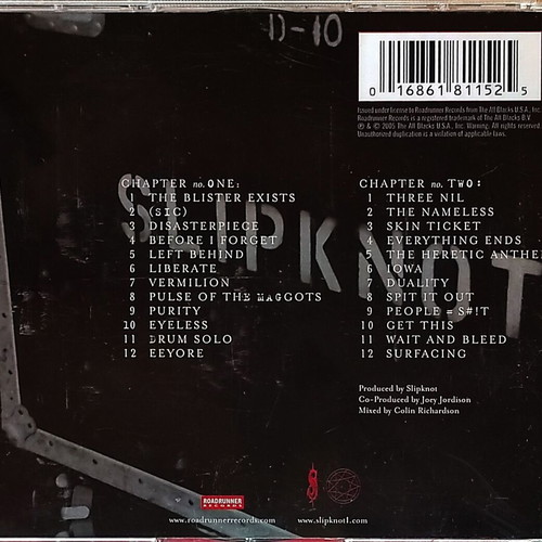 Slipknot 9.0: Live 2CD like new, metal