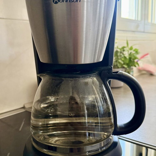 Rohnson R920 Filter Coffee Maker Like New, 15 Cups, Black Inox