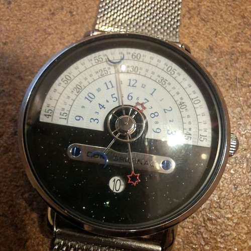 DOM moon watch like new, men's