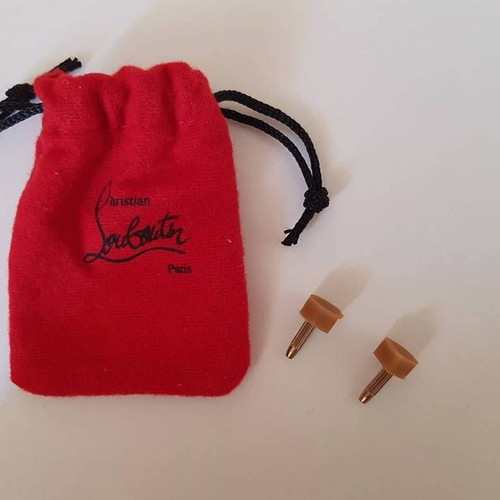 Γόβες Christian Louboutin 36.5 σαν καινούργιο, μπεζ και κόκκινο