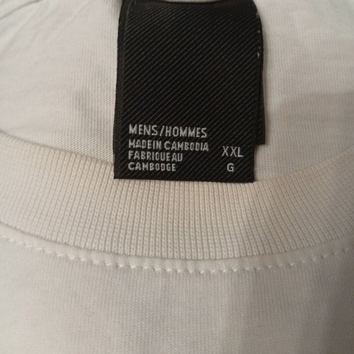 The North Face T-Shirt used, men's XXL, white