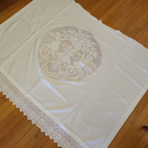 Handmade curtain without tape 170 x 135, like new