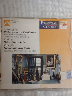 Mussorgsky Kodaly Prokofiev CD classical used