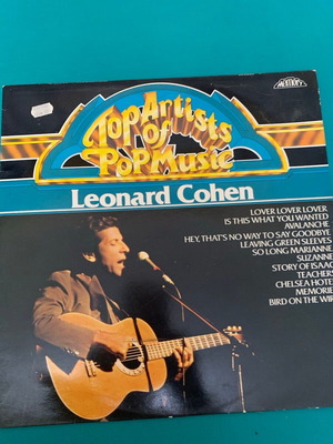 Top Artists of Pop Music Leonard Cohen record used