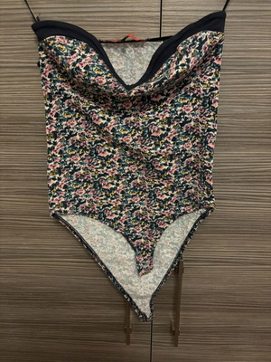 Bershka bodysuit used, multicolor, size M