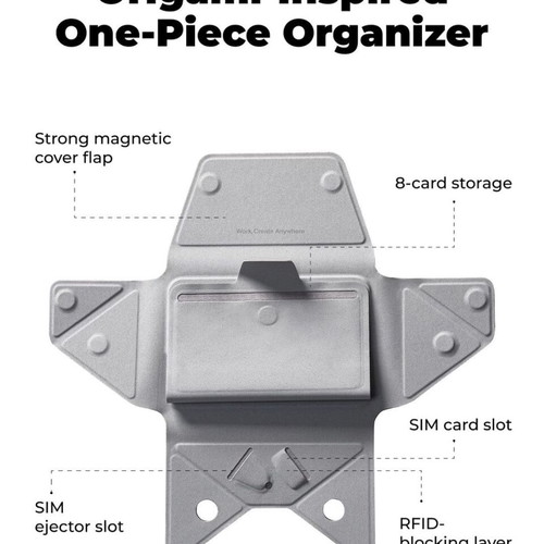 MOFT MagSafe Wallet for 8 Cards with RFID Blocking and Magnetic Stand