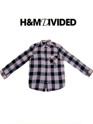 H&M Divided plaid shirt like new, size 36, multicolor