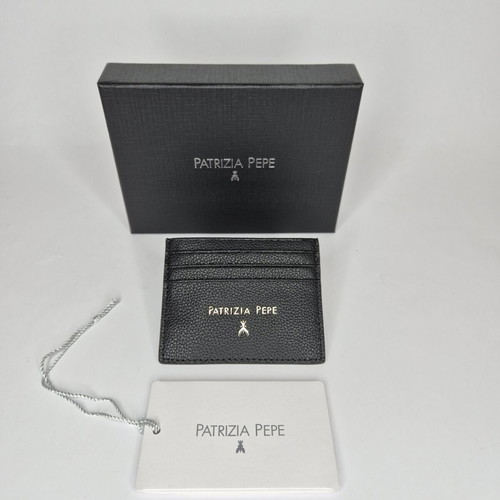 Patrizia Pepe Cardholder new, black leather