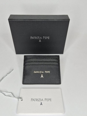 Patrizia Pepe Cardholder new, black leather