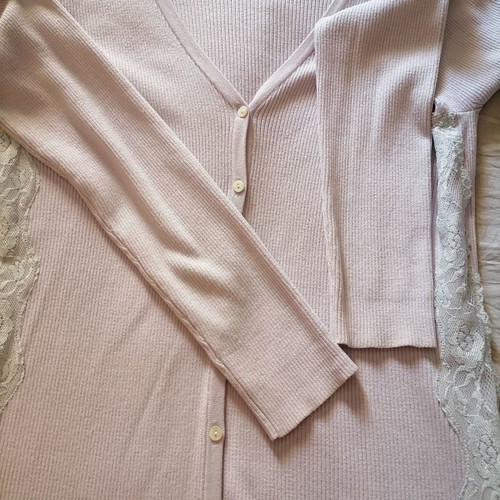 Madeleine women's cardigan purple/lilac like new, size L