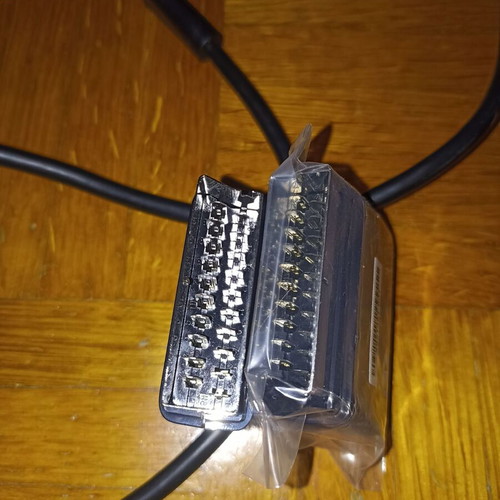 Xbox 360 SCART to RCA cable with 2 extra SCART adapters