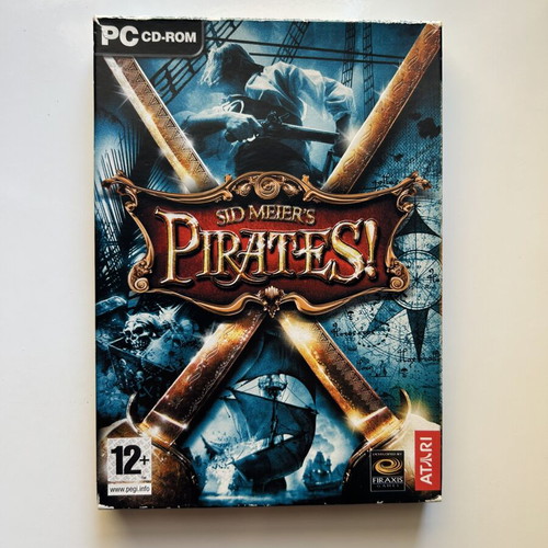 Sid Meiers Pirates PC game like new, original 2004 collectible