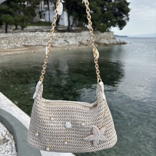 Shoulder bag new, beige