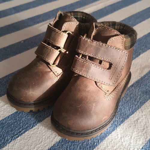 Baby leather boots Lumberjack size 21 new brown