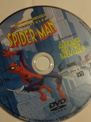 DVD The Spectacular Spiderman σαν καινούργιο, κινούμενα σχέδια με υπότιτλους