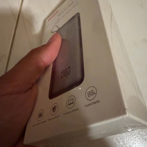 XO PR268 Power Bank 20000mAh 130W με θύρα USB-A γκρι καινούργιο
