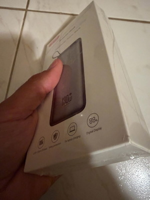 XO PR268 Power Bank 20000mAh 130W με θύρα USB-A γκρι καινούργιο