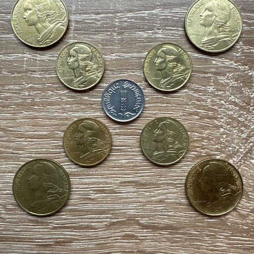 France coins new, pack of 45 pieces