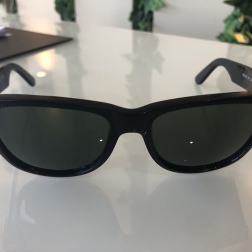 Ray Ban RB2140 Wayfarer sunglasses used, black, size 54 18