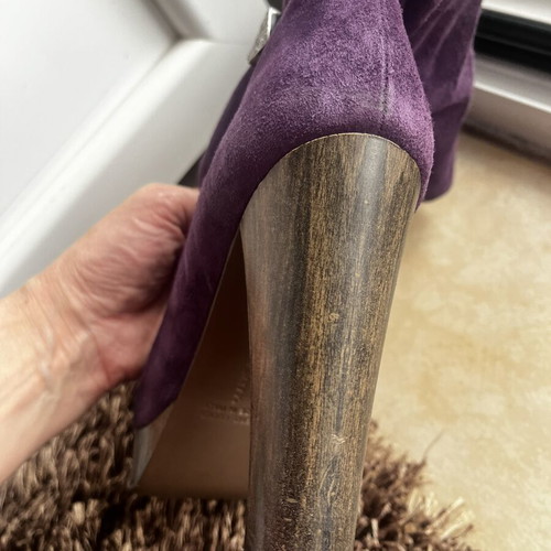 Miss Sixty purple boots size 38 like new