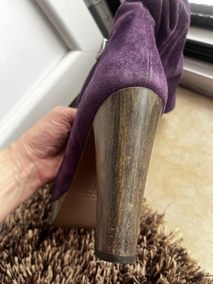 Miss Sixty purple boots size 38 like new