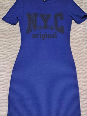 H&M Mini Stretch Dress Blue Like New, Size S