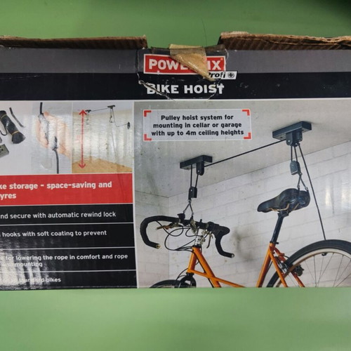 Bike hoist powerfix new lifting mechanism for bicycles up to 20 kg