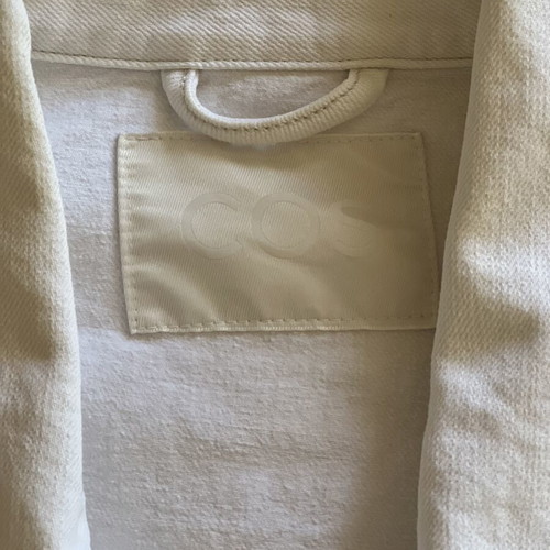 COS Denim Jacket, oversized, white