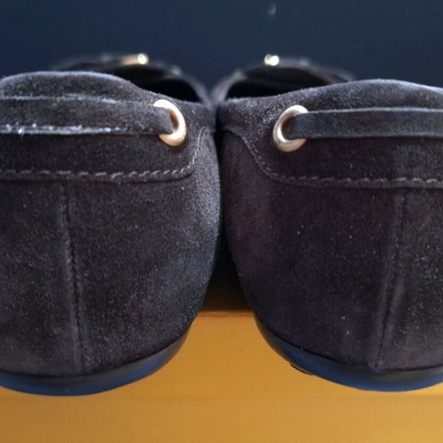 Car Shoe suede ballerinas used, brown, size 38.5