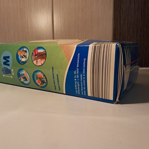 AquaPur Disposable Gloves box of 100, size M, new
