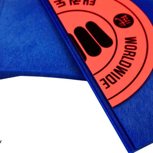 Blue Reusable ABS Breaking Tile 25x22x0.7cm for Martial Arts