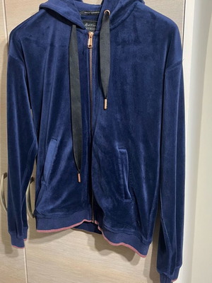 Velour jacket blue Funky Buddha like new, size S