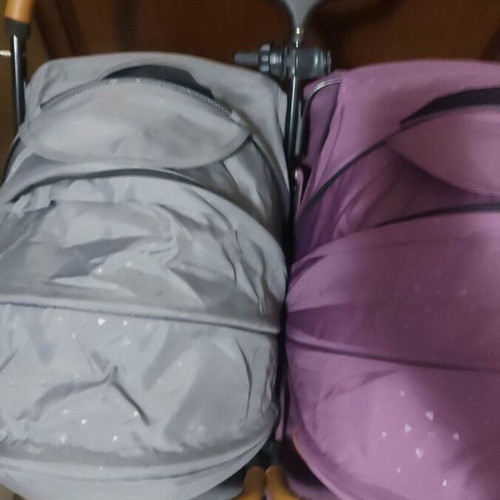 Chipolino twin stroller with accessories